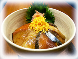 海鮮漬け丼定食