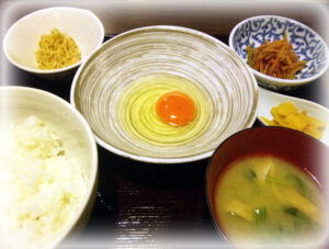 玉子かけご飯定食